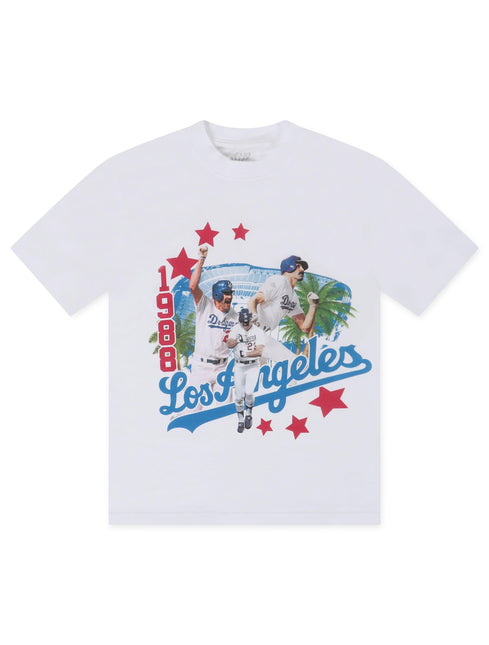 STARGAZING KIRK GIBSON TEE - WHITE STARGAZING