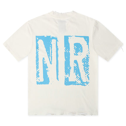 November Reign Everything I Love Hand Shredded Tee - White