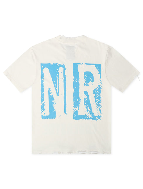 November Reign Everything I Love Hand Shredded Tee - White