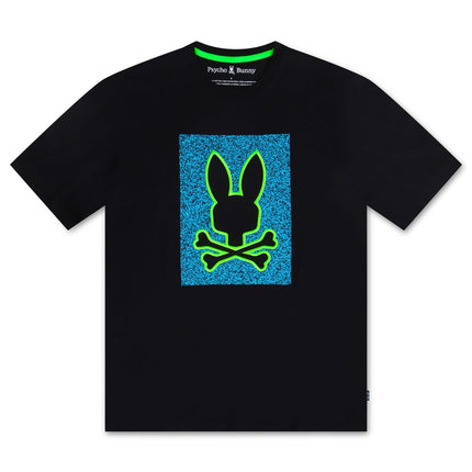 PSYCHO BUNNY LIVINGSTON GRAPHIC TEE - BLACK PSYCHO BUNNY