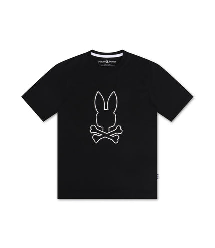 Camiseta gráfica infantil Hamilton de Psycho Bunny - Negra