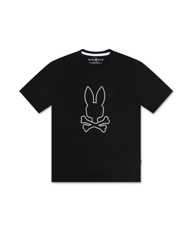 Psycho Bunny Kids Hamilton Graphic Tee - Black