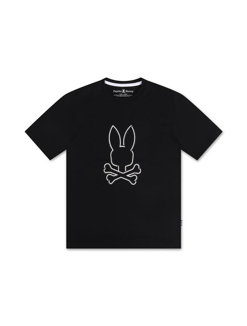 Psycho Bunny Kids Hamilton Graphic Tee - Black