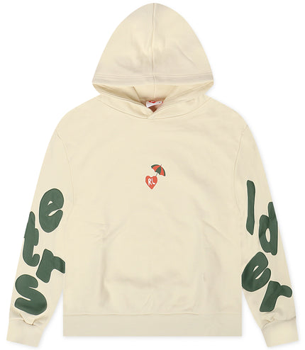 Red Letters Main Beach Scattered Hoodie - Cream