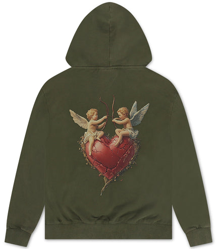 Concept LA Angel Hoodie - Light Olive Wash