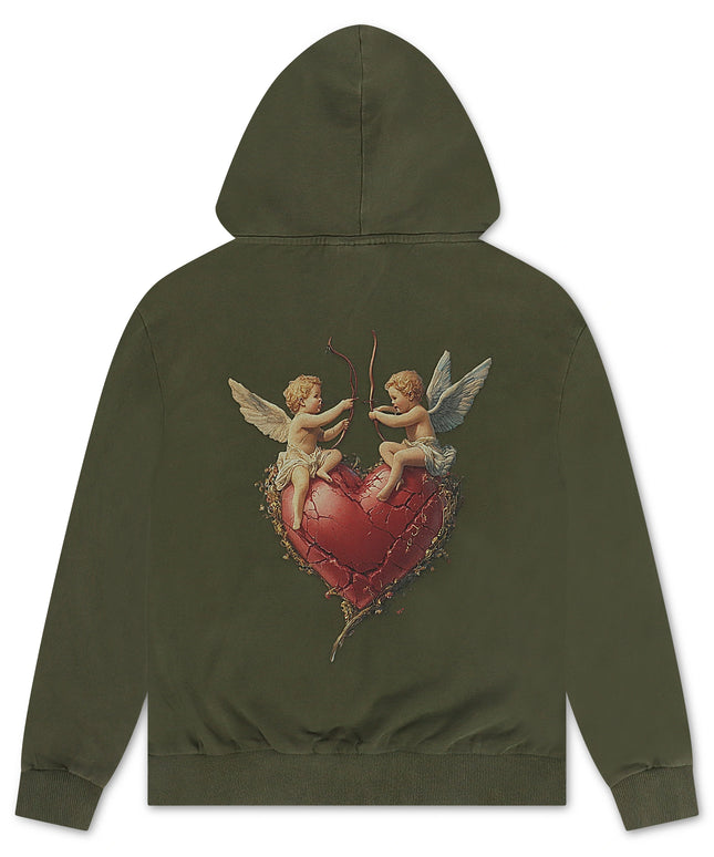 Concept LA Angel Hoodie - Light Olive Wash