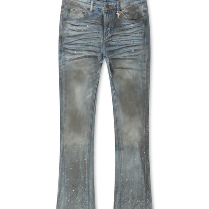 Valabasas Astonish Stacked Jeans - Dirty Blue