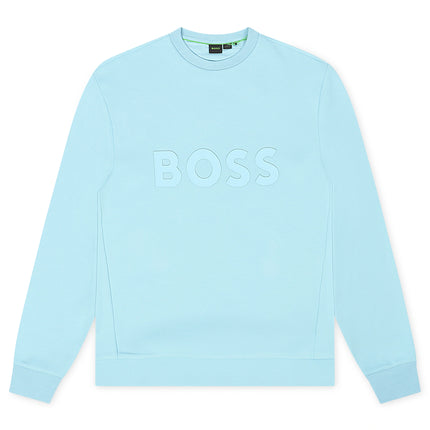 Boss Green Salbo Crewneck - Light Blue