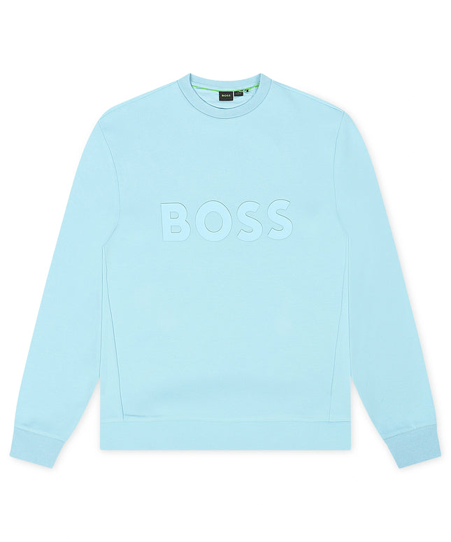 Boss Green Salbo Crewneck - Light Blue