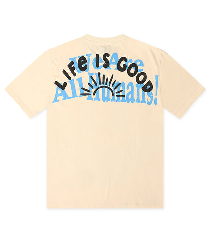 All Human Enemy Tee - Cream