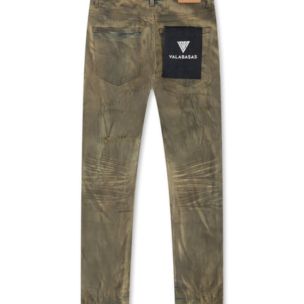 Valabasas Retro Straight Jeans - Dirty Vintage Wash