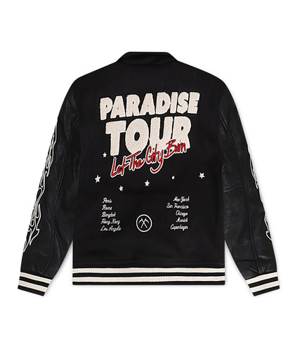 Jordan Craig Kids Paradise Varsity Jacket - Black