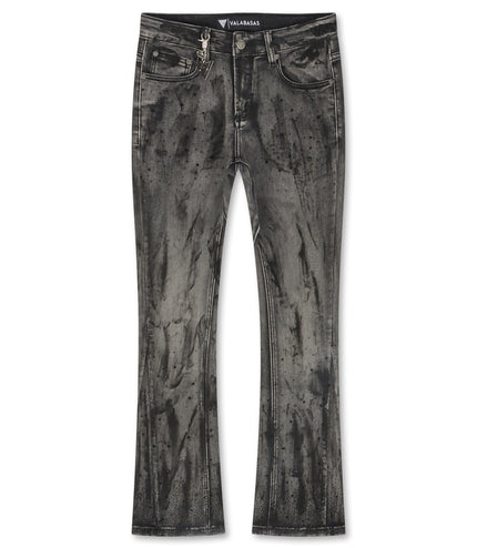 Valabasas Astonish Stacked Jeans - Black/Grey