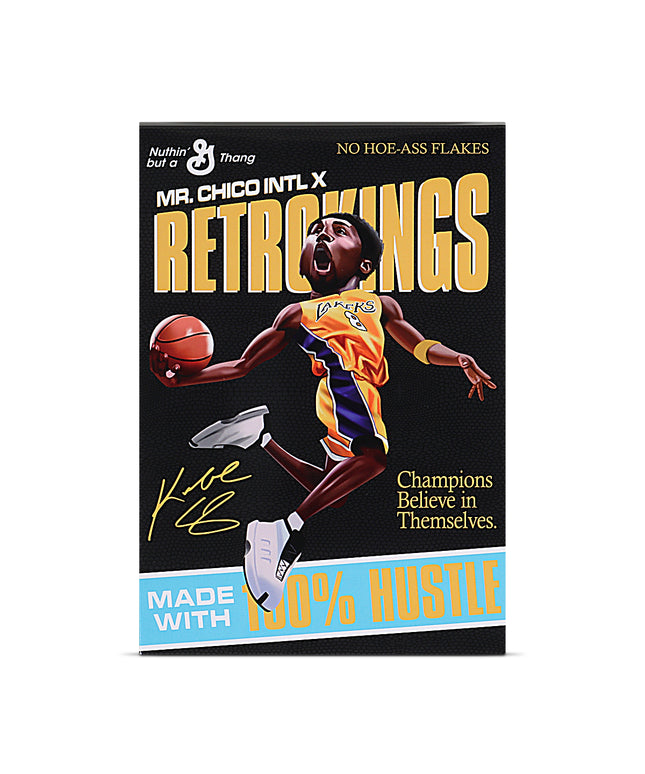 Retro Kings Kobe Mamba Tee - Black