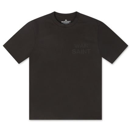 Warsaint LA Script Tee - Charcoal/Black