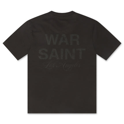Warsaint LA Script Tee - Charcoal/Black