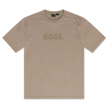 Boss Green TS Logo Tee - Brown
