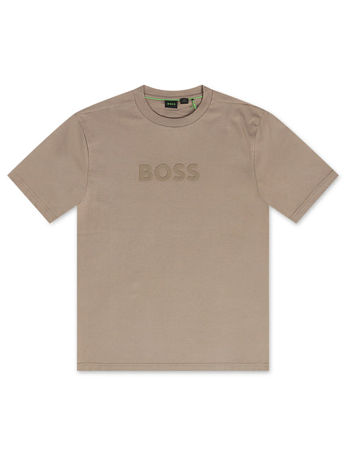 Boss Green TS Logo Tee - Brown