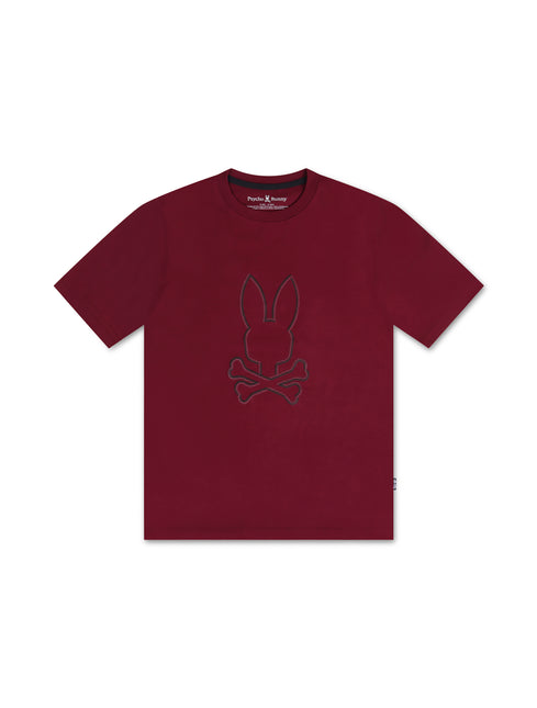 Psycho Bunny Kids Hamilton Graphic Tee - Crimson