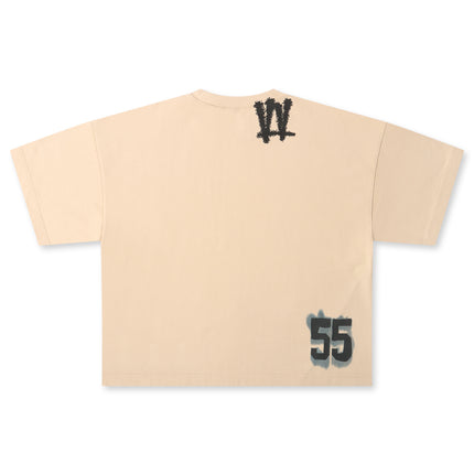 Valabasas NO.5 Boxy Oversized Tee - Beige