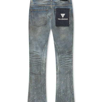Valabasas Astonish Stacked Jeans - Dirty Blue