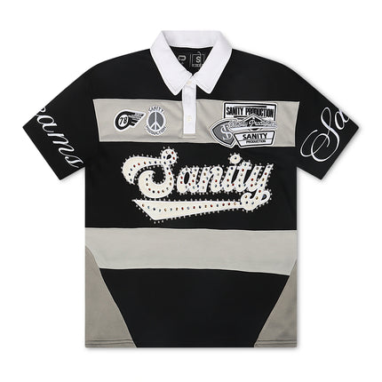 Politics Sanity Polo - Black/Grey