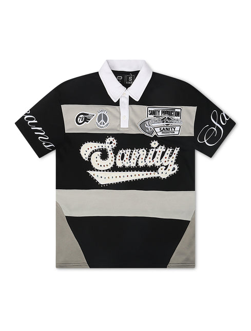 Politics Sanity Polo - Black/Grey