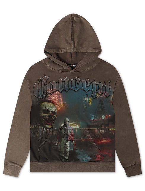Concept La Carnival Hoodie - Cafe Wash - Denim Exchange