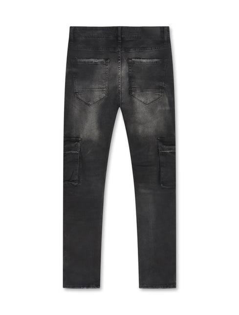 Jordan Craig Sean Cargo Jeans - Black Shadow