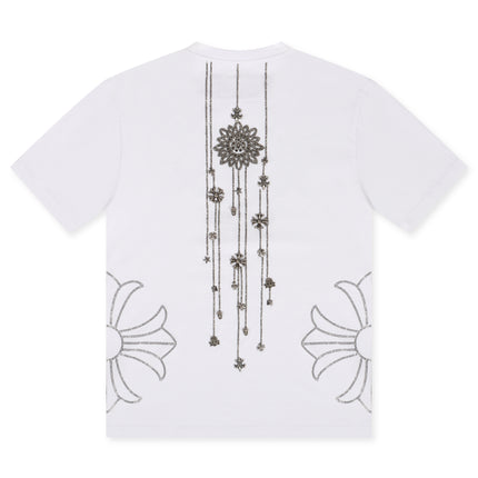 Smugglers Moon X Chain Knit Top | White