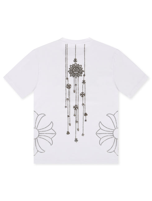 Smugglers Moon X Chain Knit Top | White