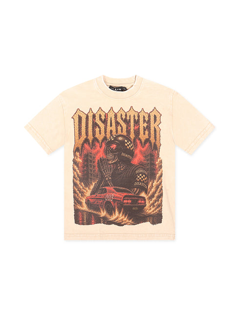 Disaster Kids Burnout Tee - Ivory