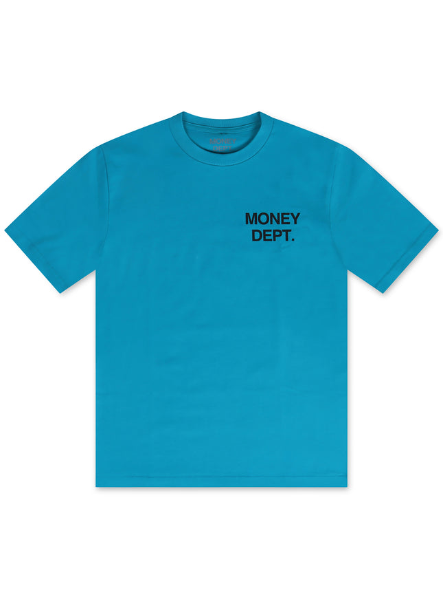 Money Dept. Los Angeles Heavyweight Tee - Aqua