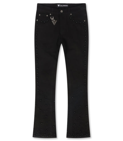 Valabasas Sheam Stacked Denim Jean - Black