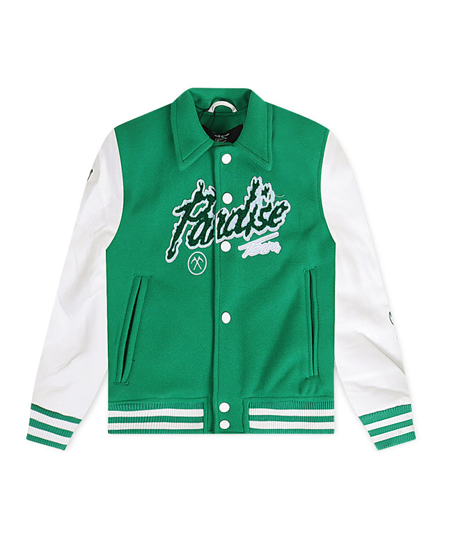 Chaqueta universitaria Jordan Craig Paradise para niños, verde
