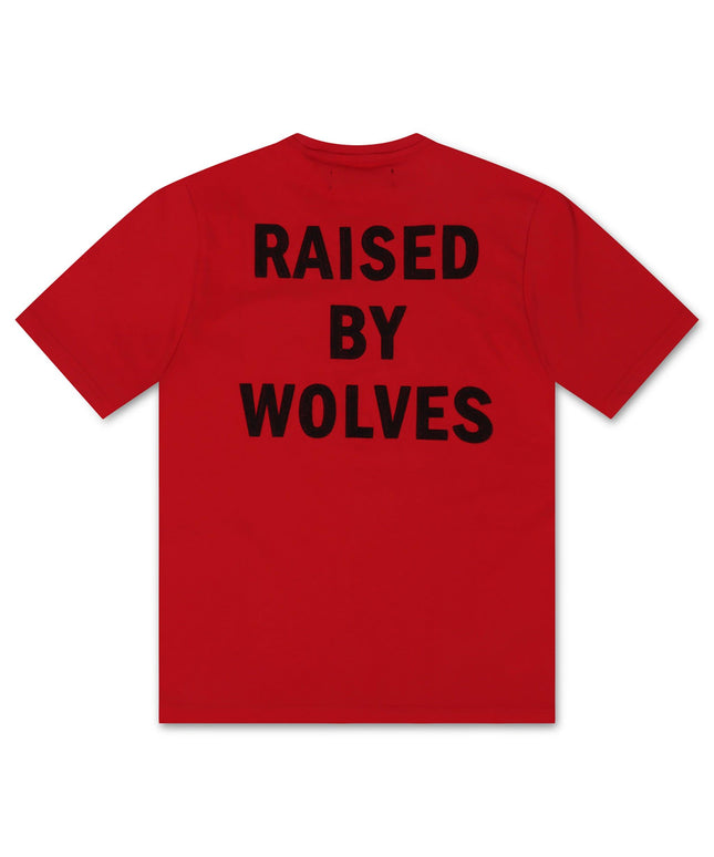 Silent Chapters Wolves Tee - Red/Black - Denim Exchange 