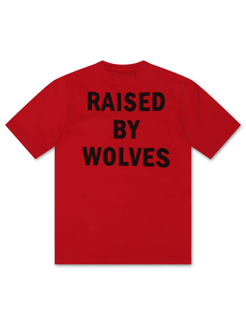 Silent Chapters Wolves Tee - Red/Black - Denim Exchange 