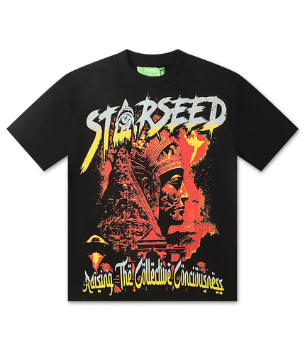 Starseed Collective Consciousness Tee  - Black