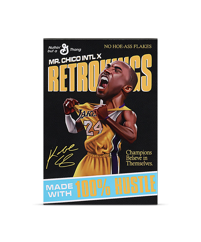 Retro Kings Kobe Mamba Tee - Black