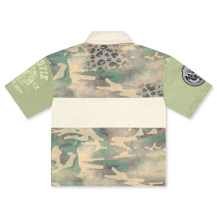 Majestik Pique Cut and Sewn Polo - Olive Camo