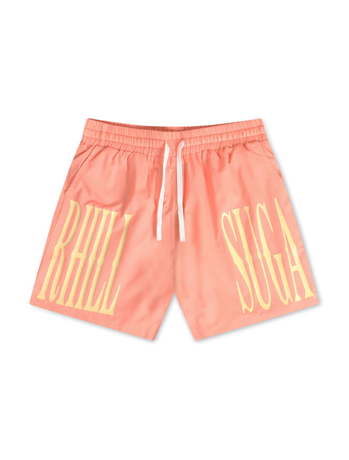 Sugarhill Deco Shorts - Orange/Yellow - Denim Exchange USA