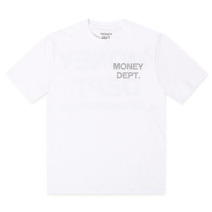 Money Dept. Rhinestone Tee - White/Black