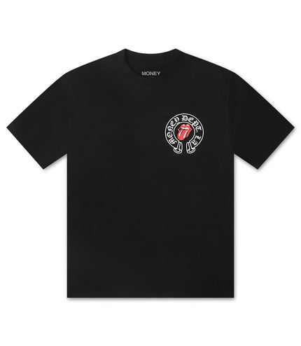 Money Dept. Tongue and Lips Tee - Black