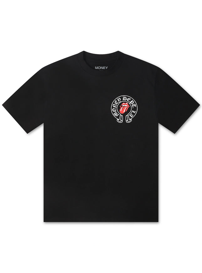 Money Dept. Tongue and Lips Tee - Black