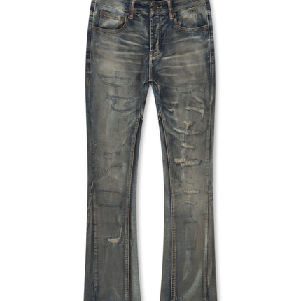 Valabasas Bald Stacked Jeans - Vintage Blue