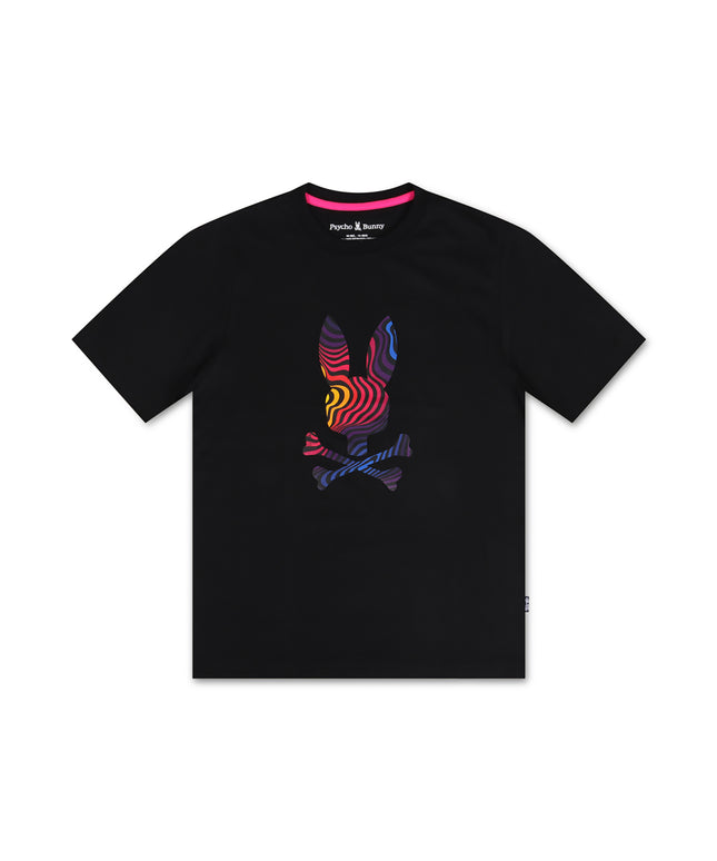 Psycho Bunny Kids Pacific Graphic Tee - Black