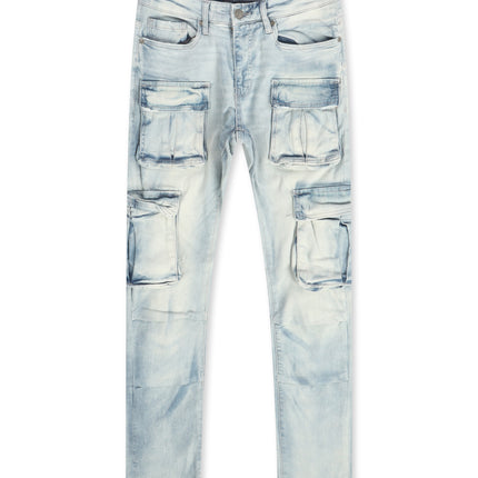 Jordan Craig Sean Cargo Jeans - Iced White