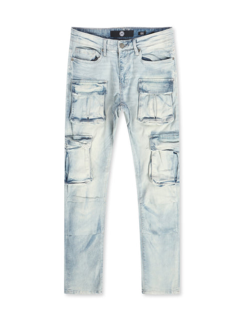 Jordan Craig Sean Cargo Jeans - Iced White