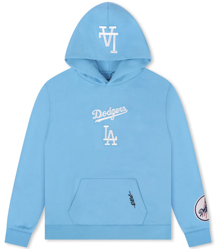 Pro Standard La Dodgers Wingspan Drop Shoulder Hoodie - University Blue