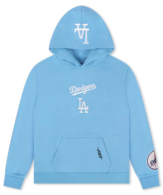 Pro Standard La Dodgers Wingspan Drop Shoulder Hoodie - University Blue